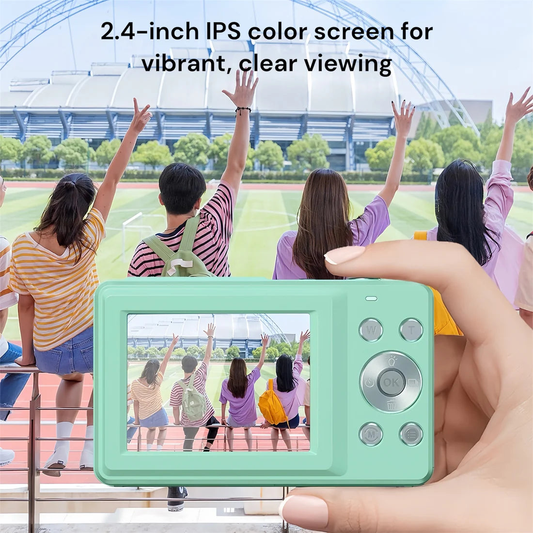 Pixora 44 – Retro Digitalna Kamera za Vlogove i Kreativne Priče