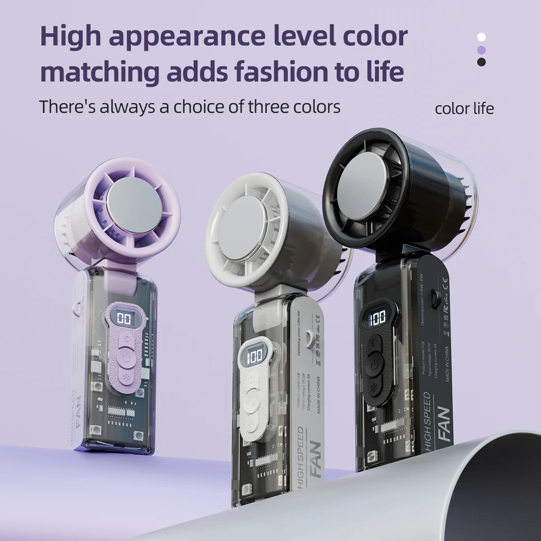 IceBreeze Turbo – Ručni Ventilator sa Hlađenom Metalnom Pločom i LED Svetlom