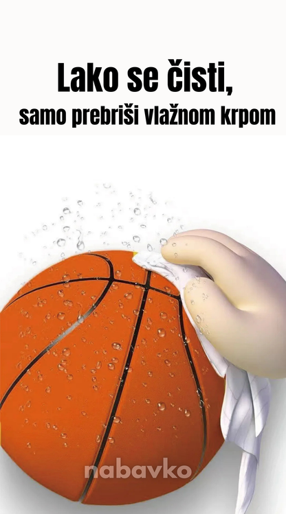 HushBall Silent Size 7 – Tiha Unutrašnja Košarkaška Lopta od PU Pena