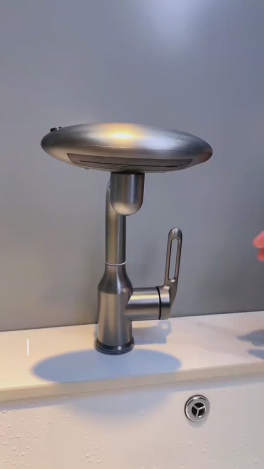 AquaLux 4u1 Premium Slavina za Kupatilo – Nerđajući Čelik sa Spa Efektom