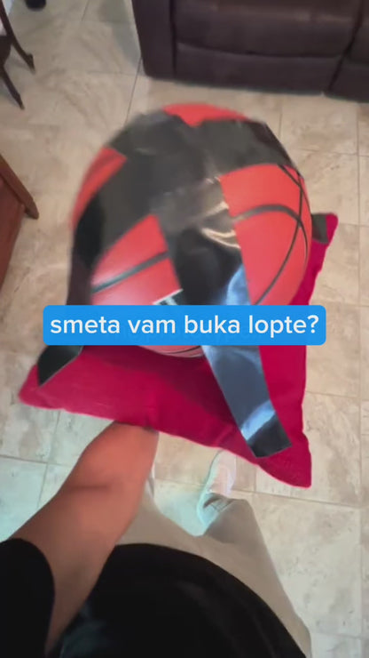 HushBall Silent Size 7 – Tiha Unutrašnja Košarkaška Lopta od PU Pena