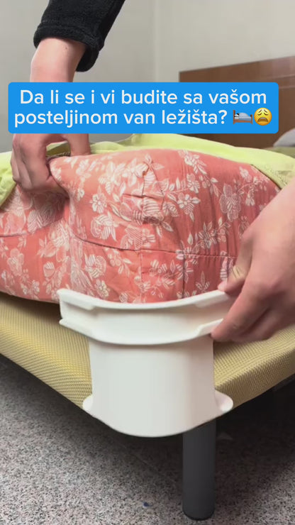 SheetSecure Lock – Nevidljivi Sistem za Fiksiranje Čaršava Bez Nabiranja-Držač posteljine